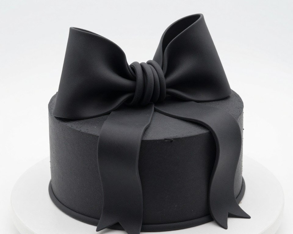 handmade black bow for coquette cake handmade black bow for coquette cake