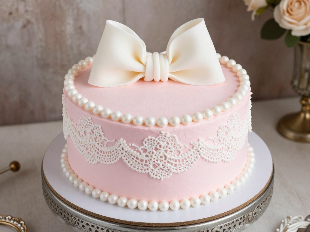 heart cake coquette aesthetic design