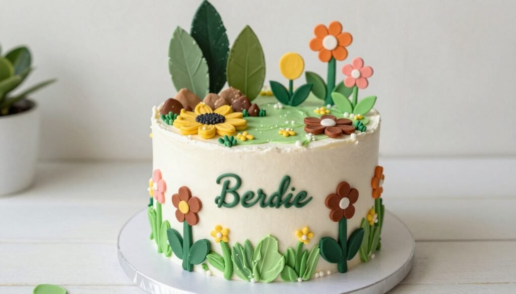 hobby-themed birthday cake reflecting mom's interests and passions