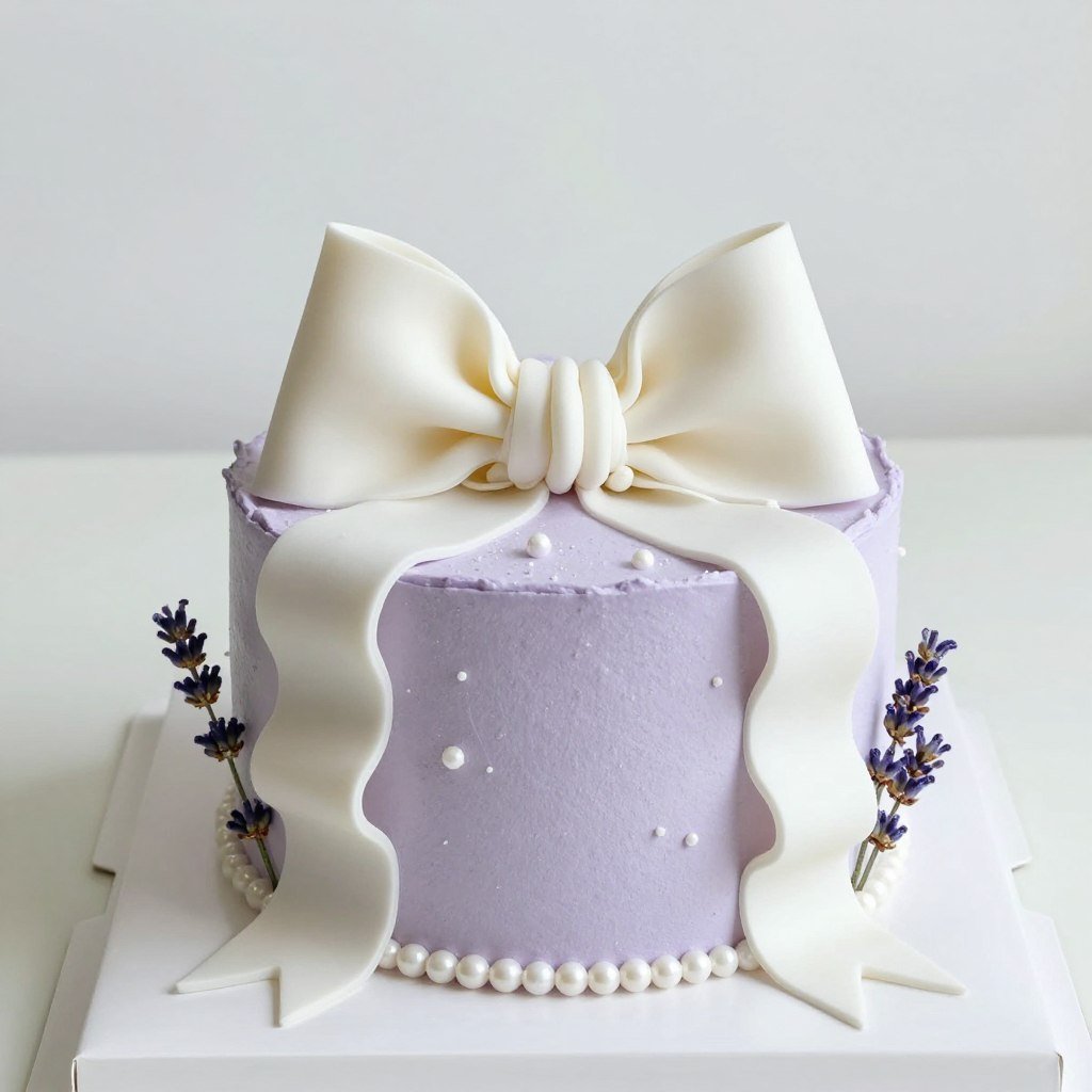 lavender coquette cake