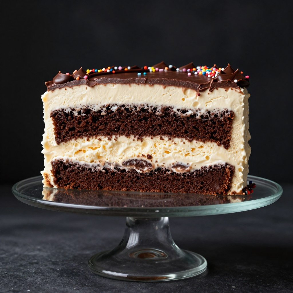 layered ice cream birthday cake layered ice cream birthday cake