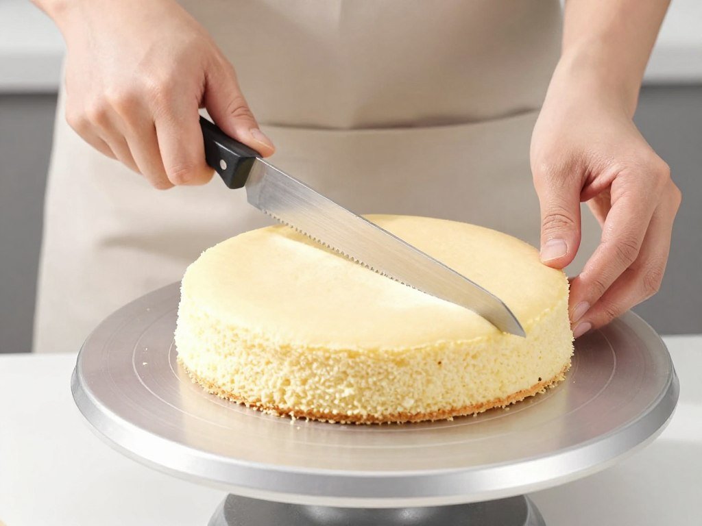 leveling cake layers with serrated knife leveling cake layers with serrated knife