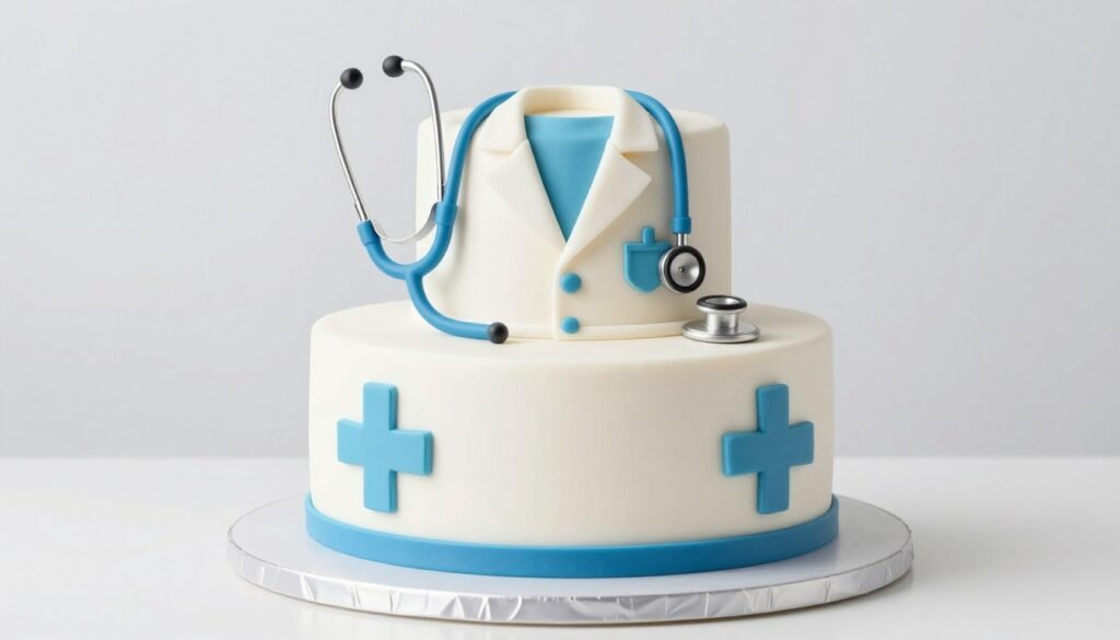medical professional birthday cake