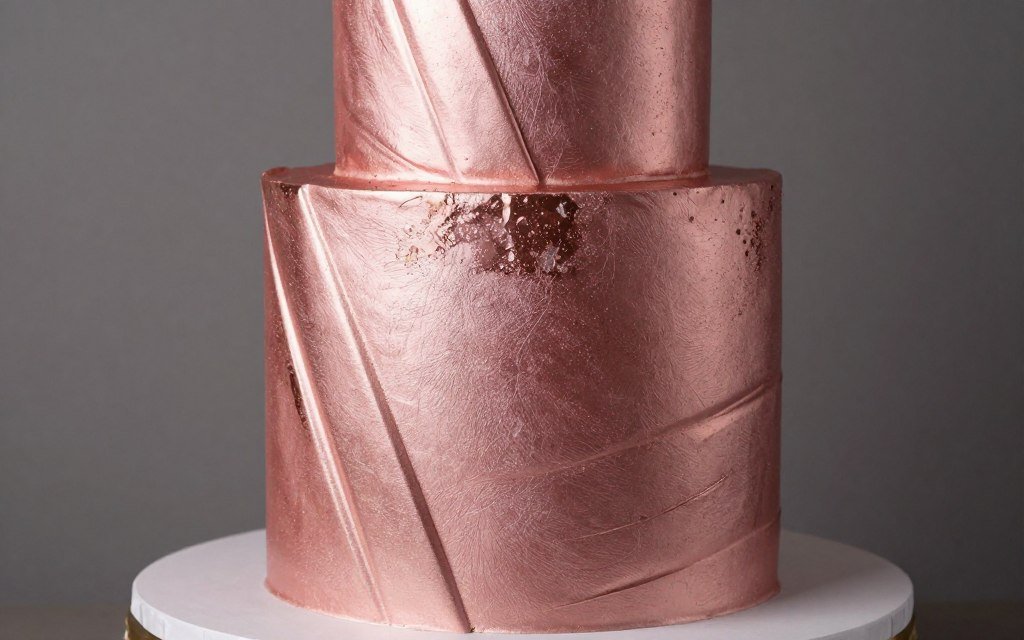 metallic pink birthday cake with shimmer metallic pink birthday cake with shimmer