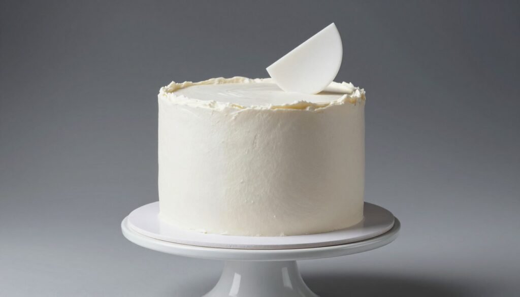 minimalist birthday cake demonstrating clean lines and negative space