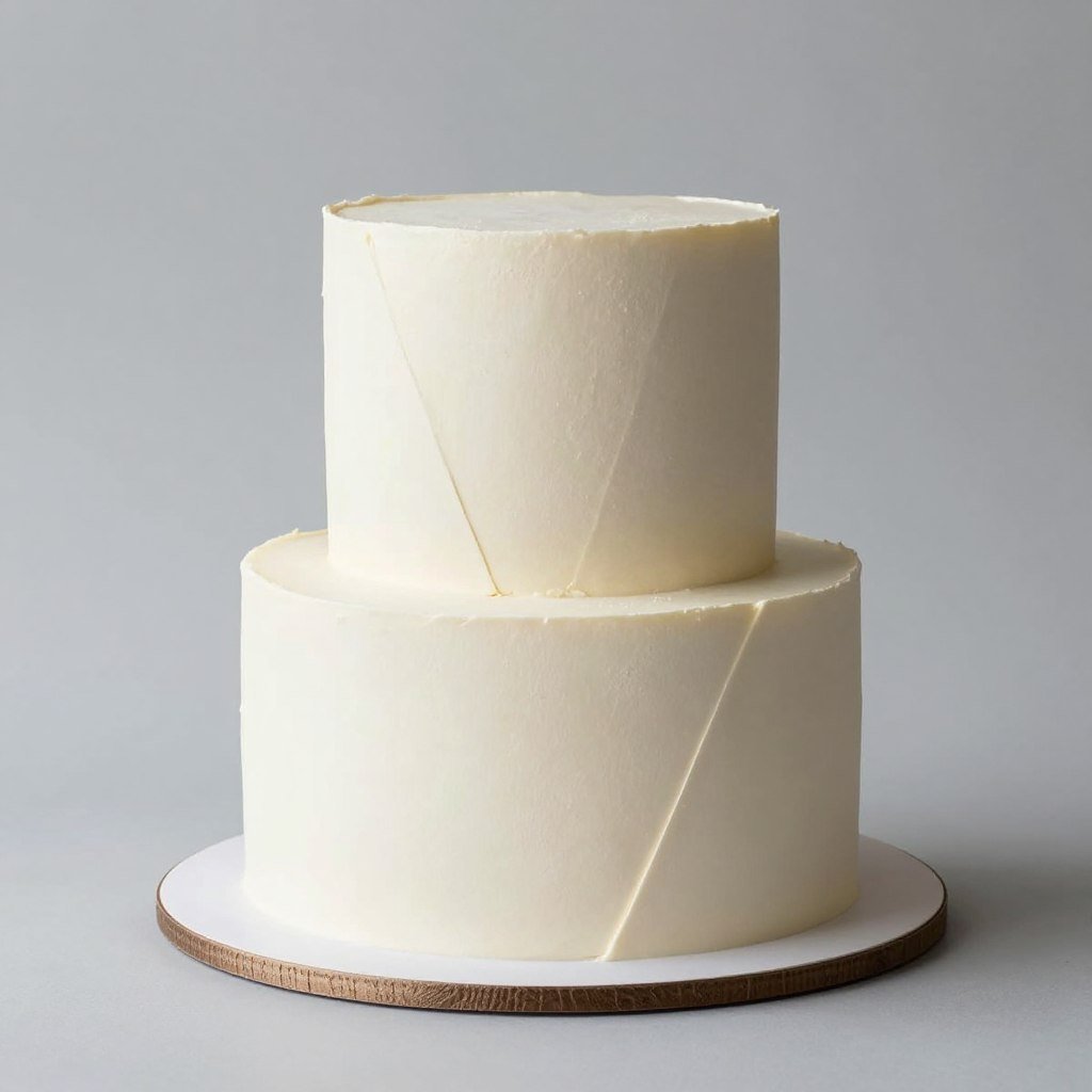 minimalist buttercream birthday cake with clean lines minimalist buttercream birthday cake with clean lines
