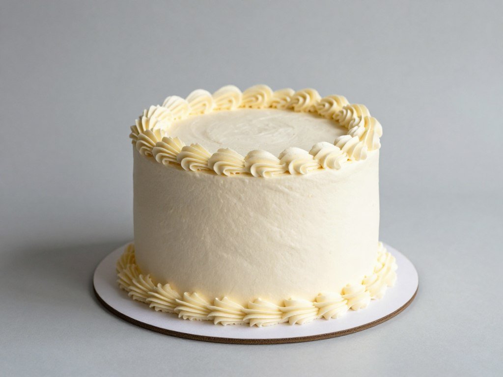 minimalist vintage birthday cake