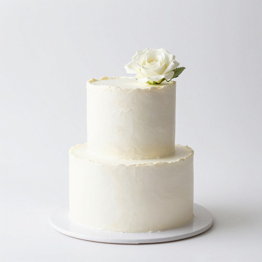 minimalist white cake single tier with geometric design for birthday minimalist white cake single tier with geometric design for birthday