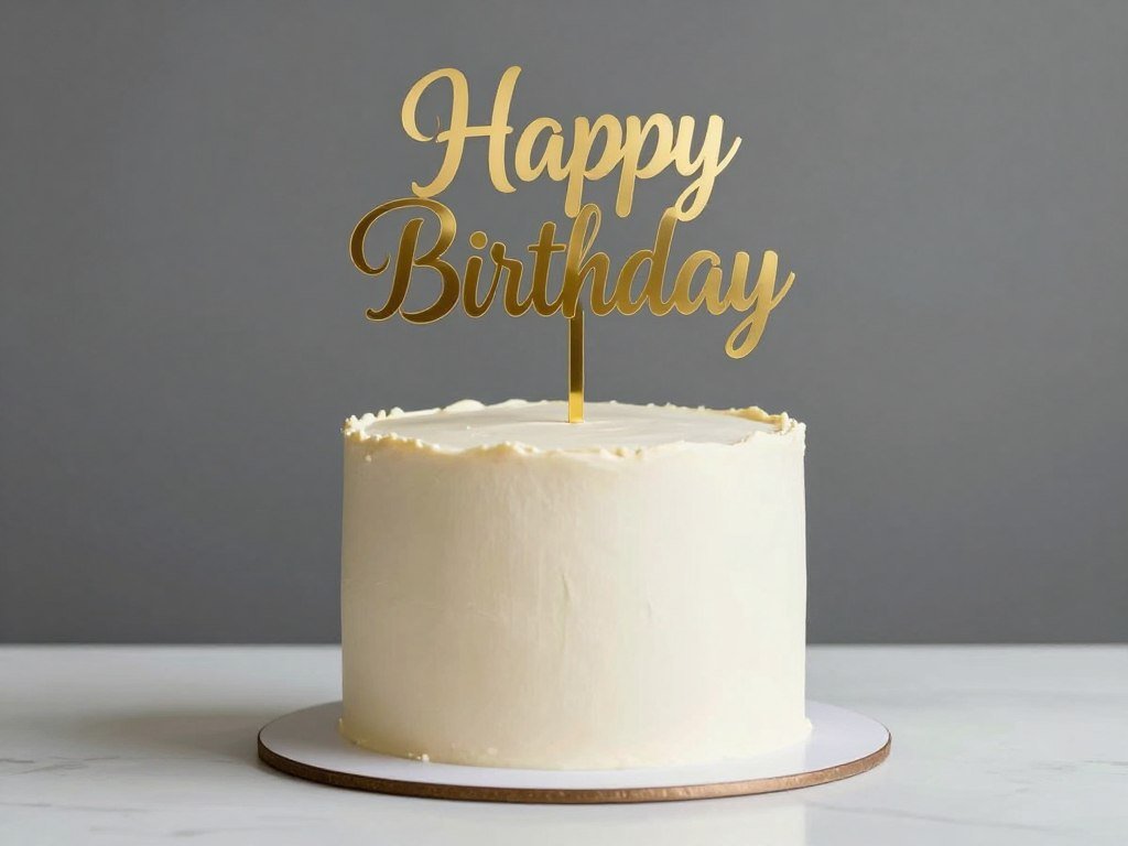 modern acrylic cake topper on masculine birthday cake modern acrylic cake topper on masculine birthday cake
