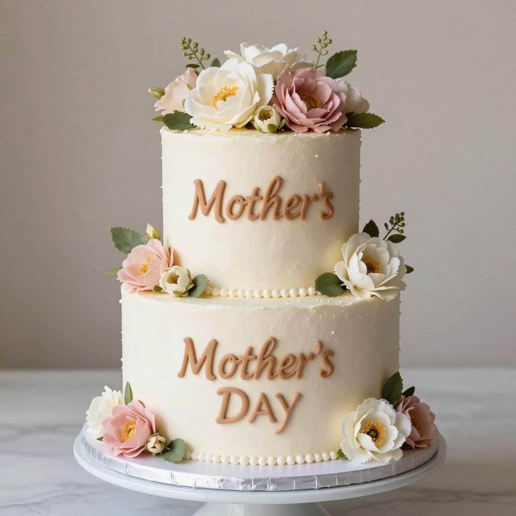 mothers day vintage cake