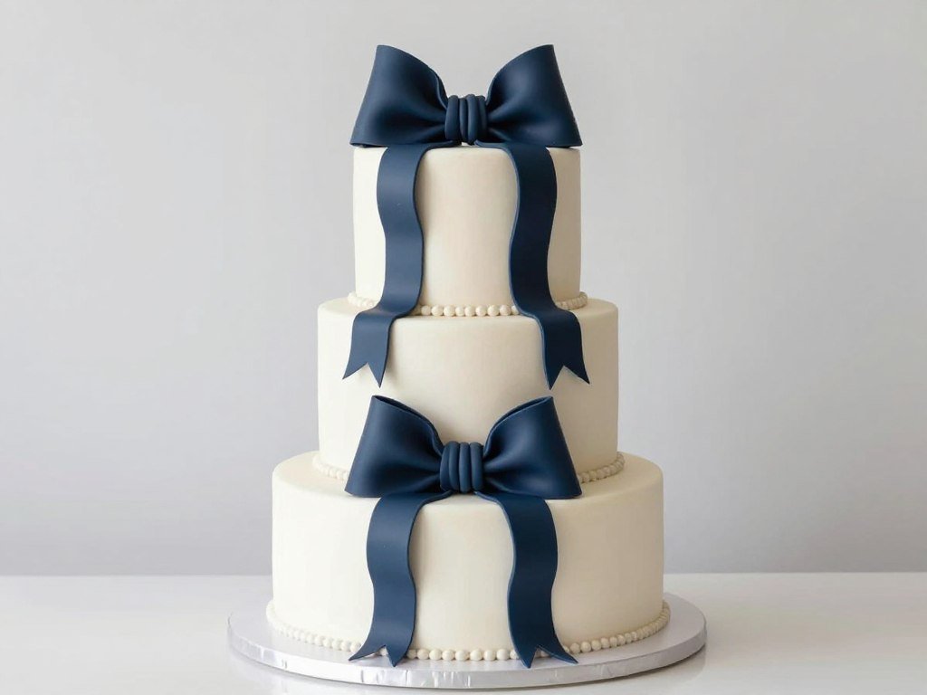 multi-tier cake bow proportions
