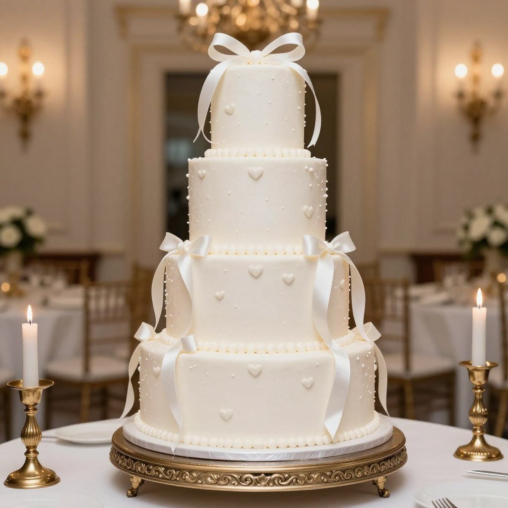 multi-tier coquette birthday cake with white aesthetic and romantic elements multi-tier coquette birthday cake with white aesthetic and romantic elements