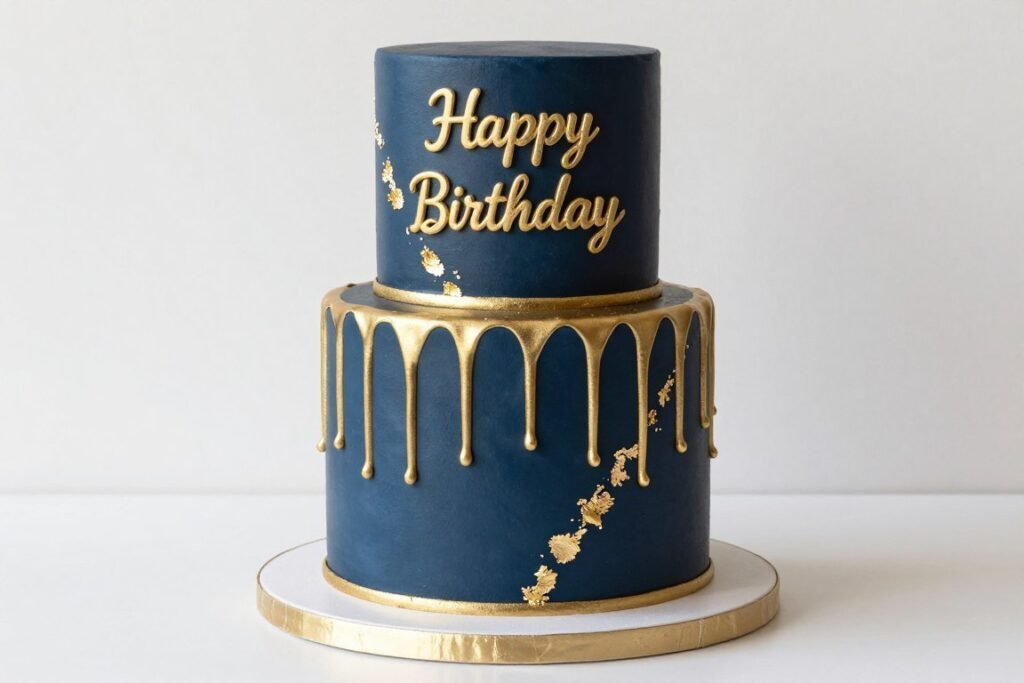 navy and gold birthday cake designs for husband navy and gold birthday cake designs for husband