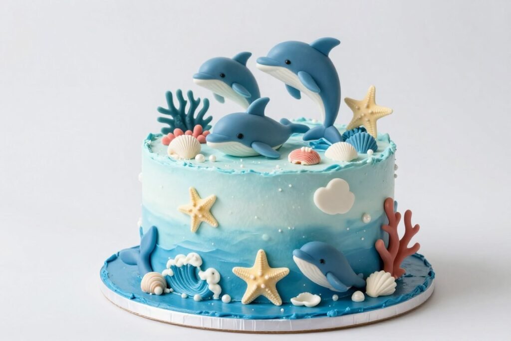 ocean themed cake designs birthday animals with dolphins whales and sea creatures ocean themed cake designs birthday animals with dolphins whales and sea creatures