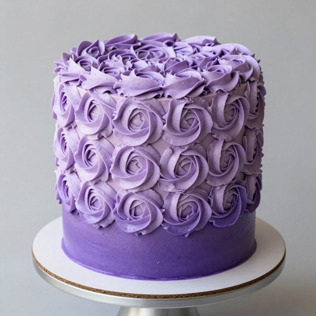 ombre birthday cake with purple gradient frosting ombre birthday cake with purple gradient frosting