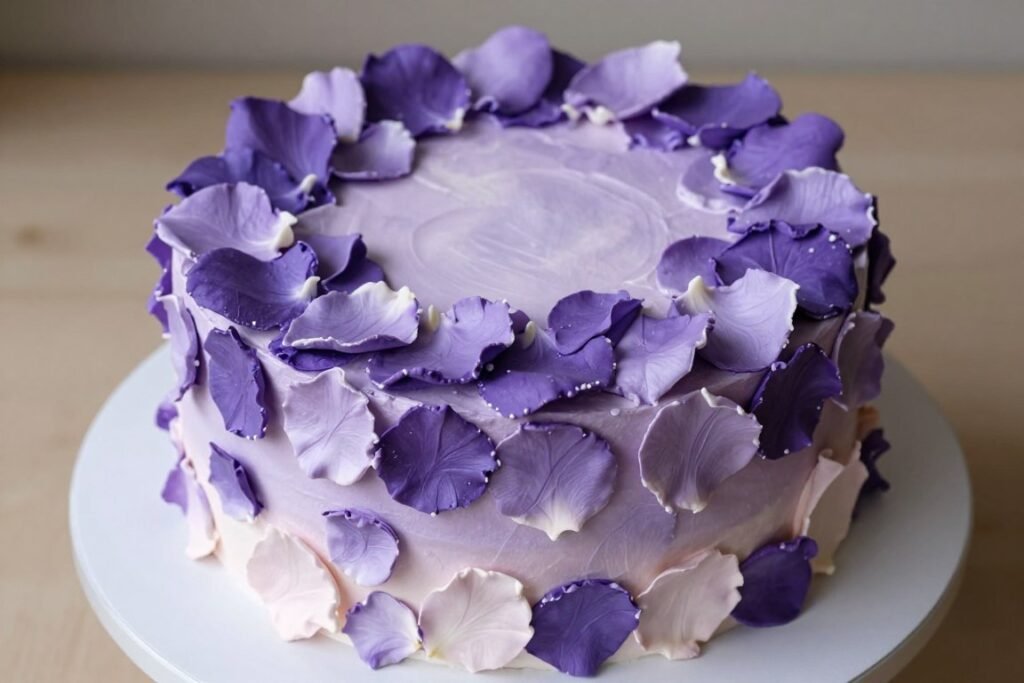 ombre flower birthday cake with gradient colors ombre flower birthday cake with gradient colors