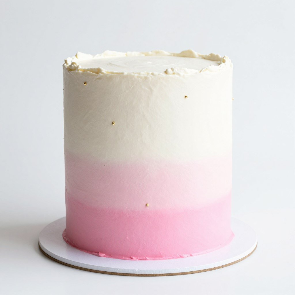 ombre frosted round birthday cake design ombre frosted round birthday cake design