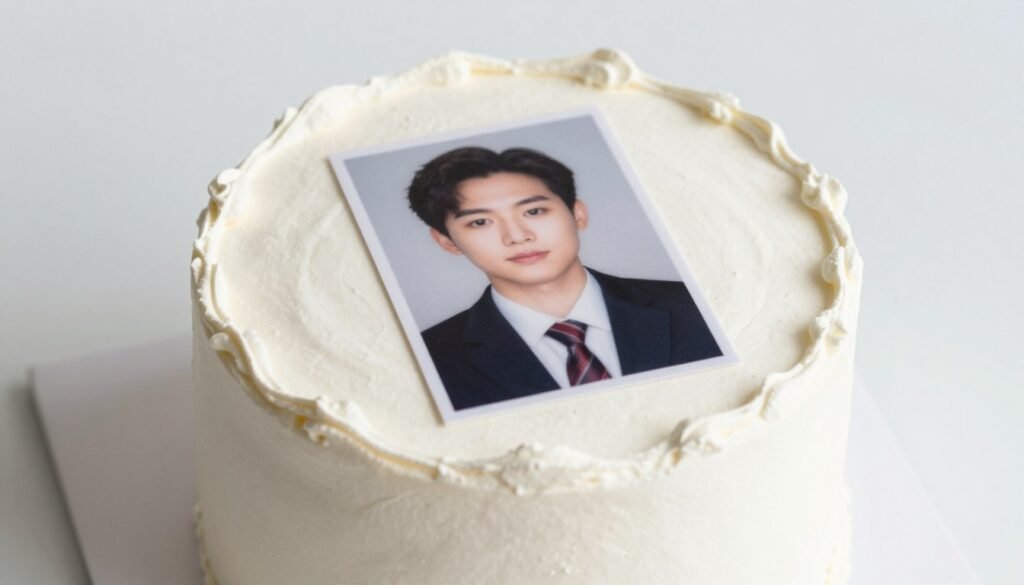 personalized birthday cake with photo