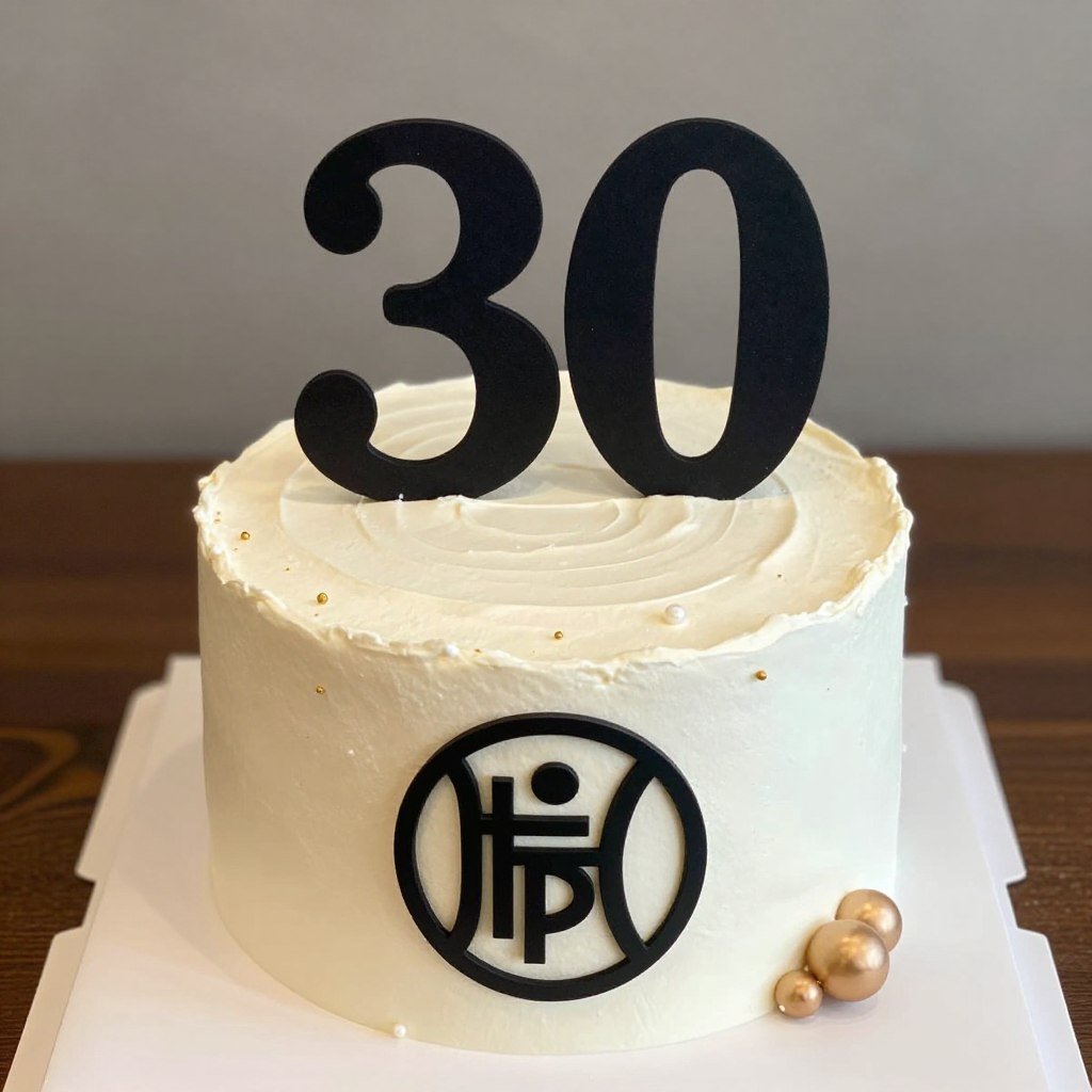 personalized name 30th birthday cake for men