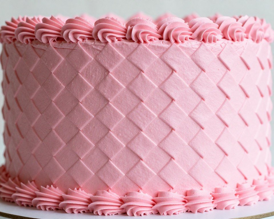 pink basketweave textured birthday cake pink basketweave textured birthday cake