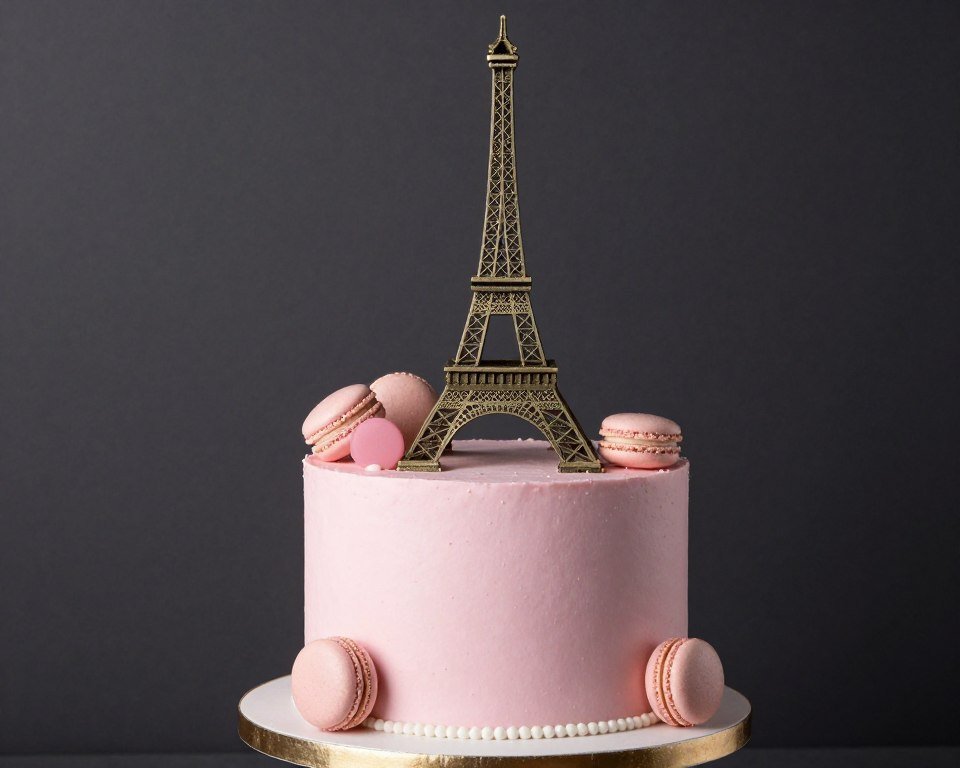 pink parisian themed birthday cake pink parisian themed birthday cake