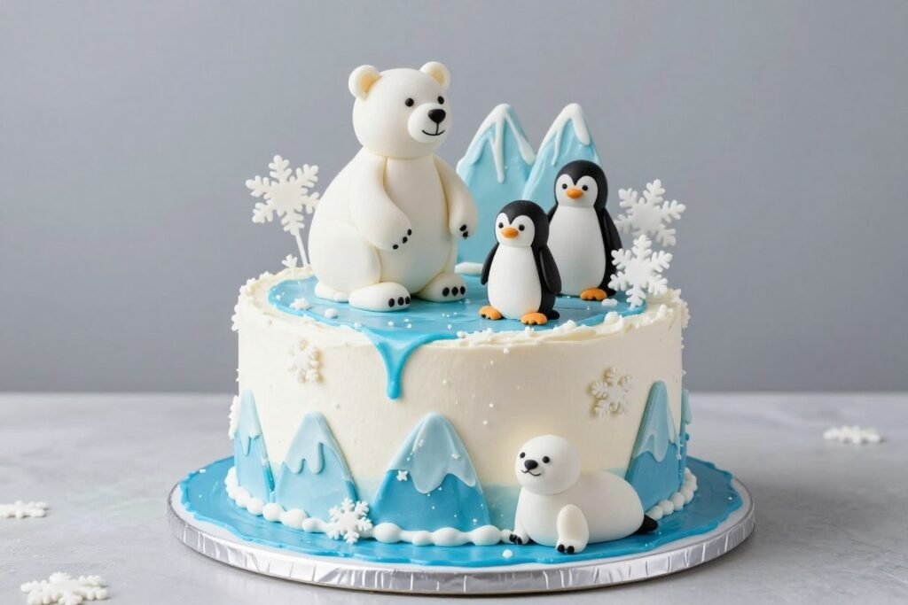 polar animal cake designs birthday with penguins polar bears and arctic decorations polar animal cake designs birthday with penguins polar bears and arctic decorations