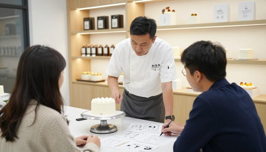 professional bakery consultation for custom birthday cake