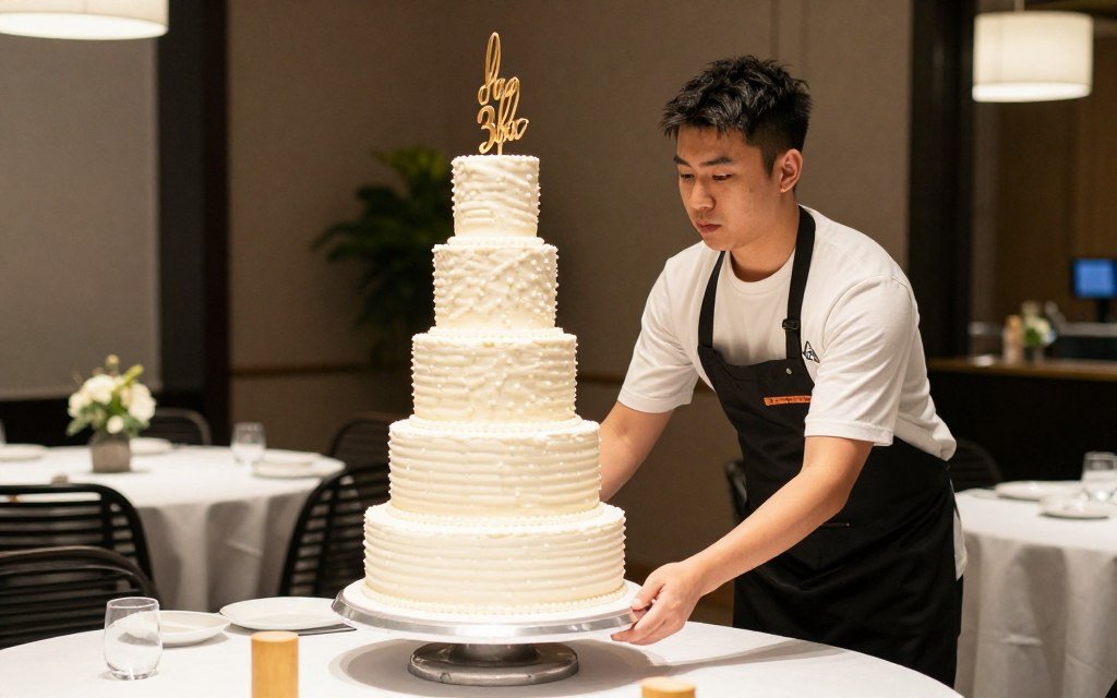 professional cake delivery and setup service