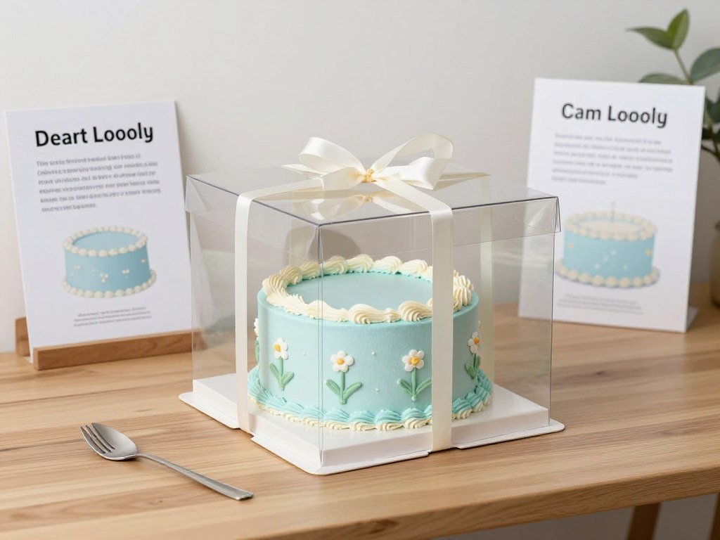 properly stored blue decorated cake properly stored blue decorated cake