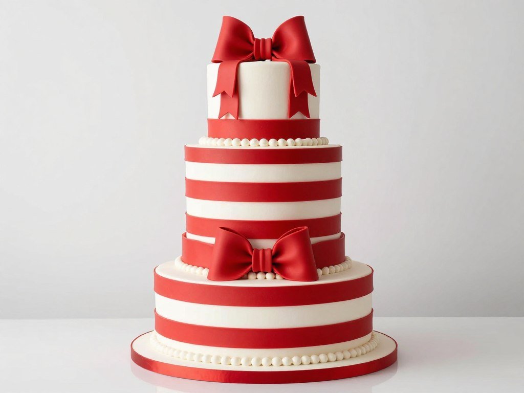 red coquette birthday cake with multiple ribbon layers red coquette birthday cake with multiple ribbon layers