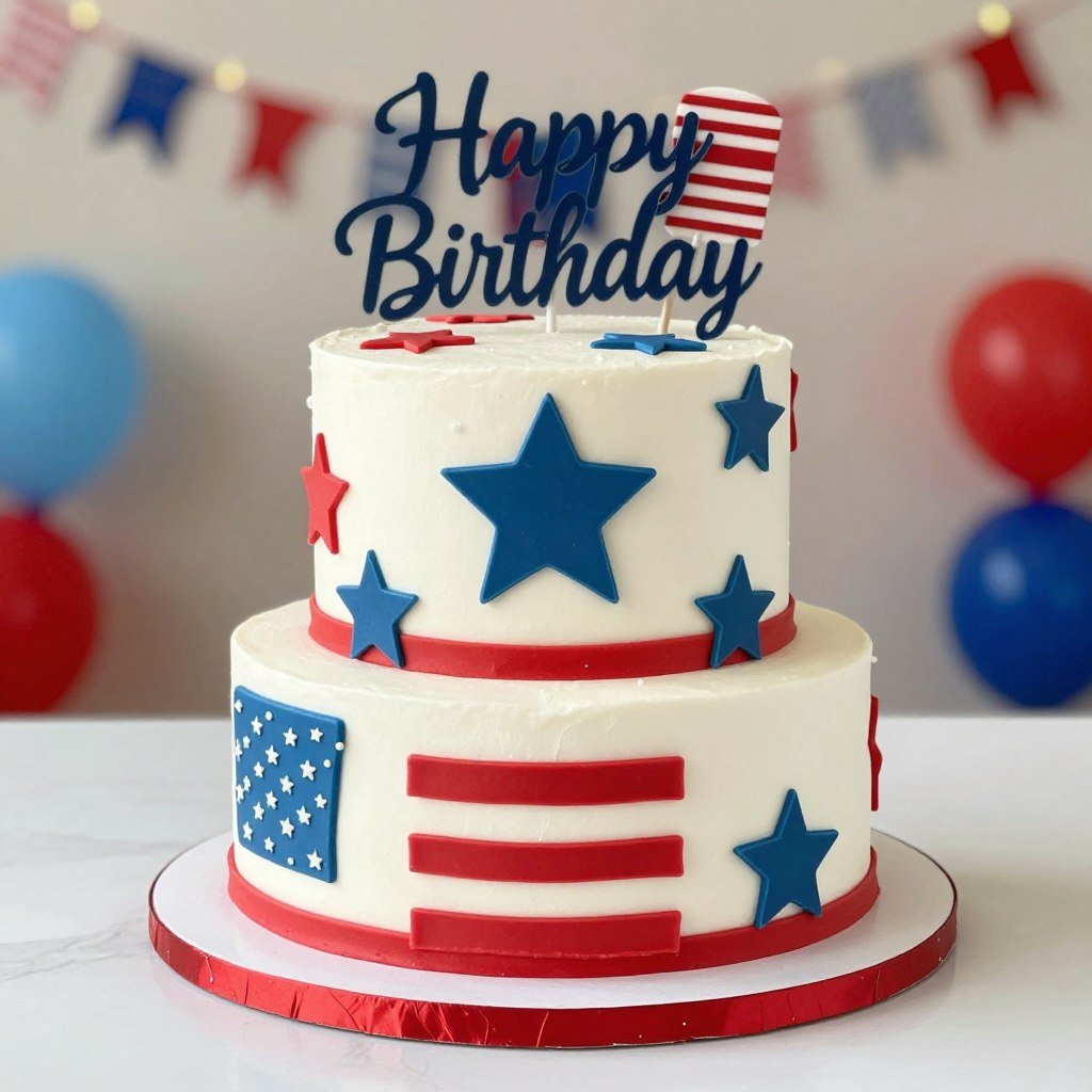 red white and blue patriotic birthday cake red white and blue patriotic birthday cake