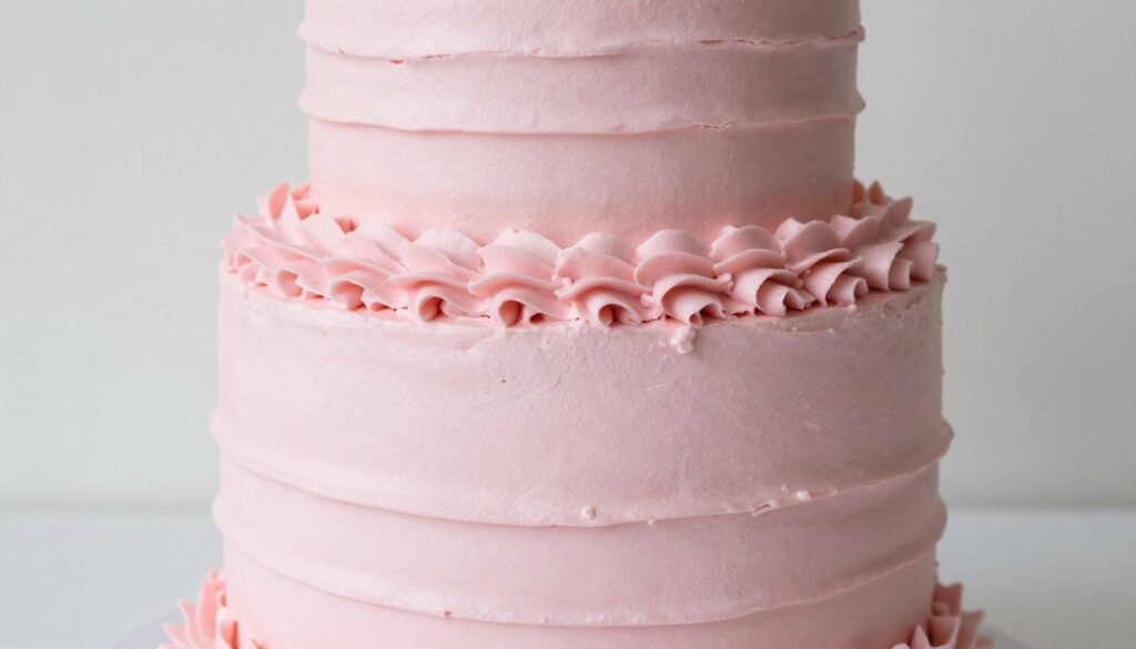 ruffled pink buttercream birthday cake ruffled pink buttercream birthday cake