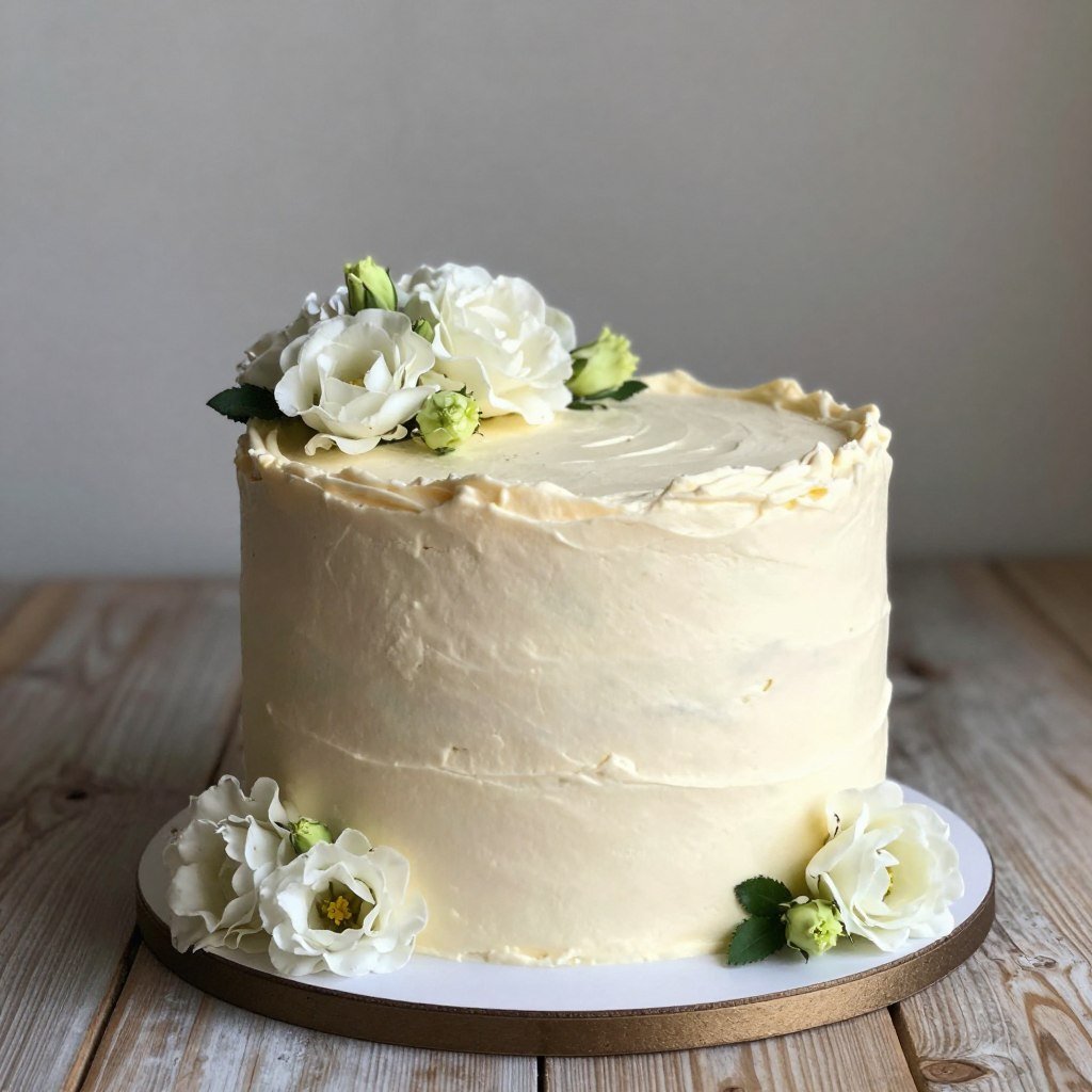 rustic vintage farmhouse birthday cake