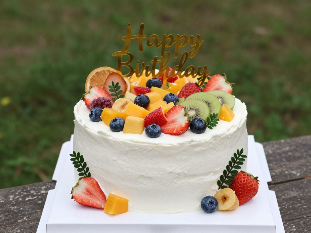 seasonal birthday cake decorated with appropriate seasonal elements seasonal birthday cake decorated with appropriate seasonal elements