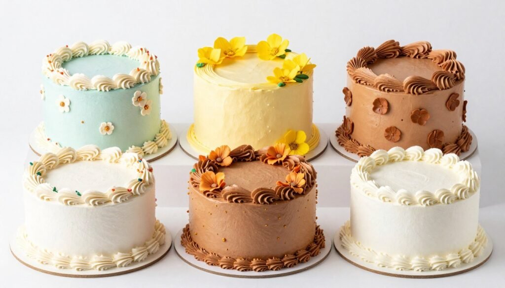 seasonal floral birthday cakes collection