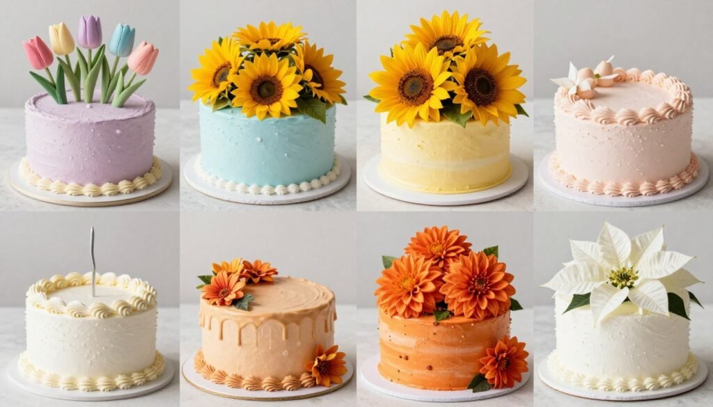 seasonal flower birthday cakes for different times of year seasonal flower birthday cakes for different times of year