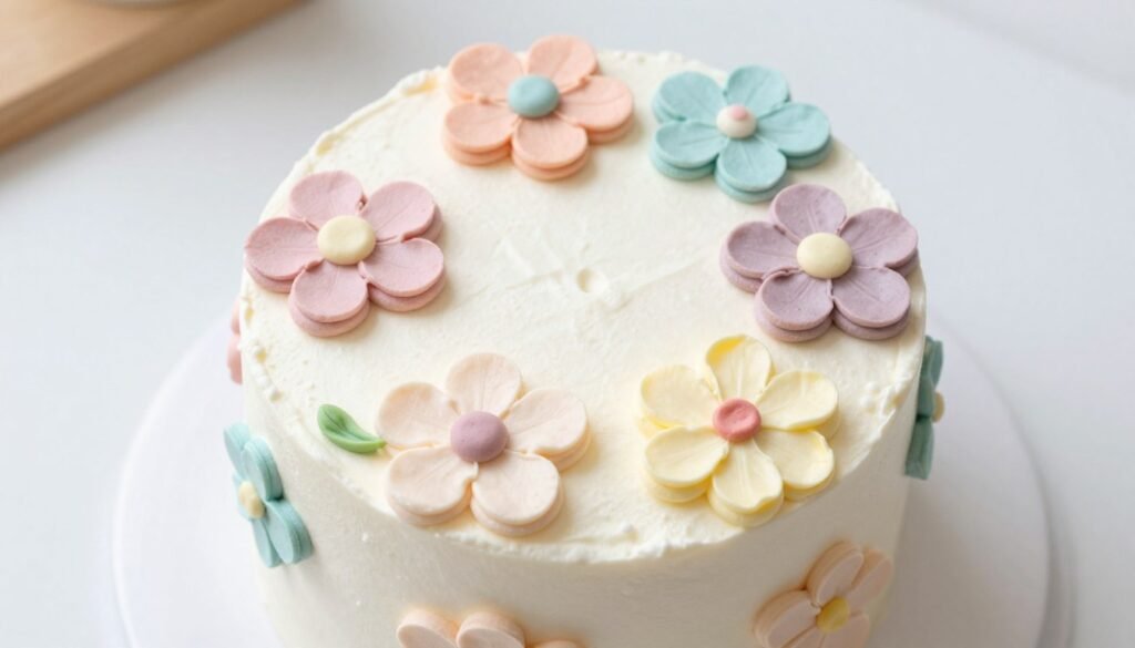simple beginner-friendly flower birthday cake simple beginner-friendly flower birthday cake