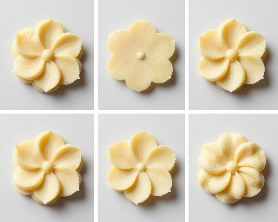 simple buttercream flower tutorial steps