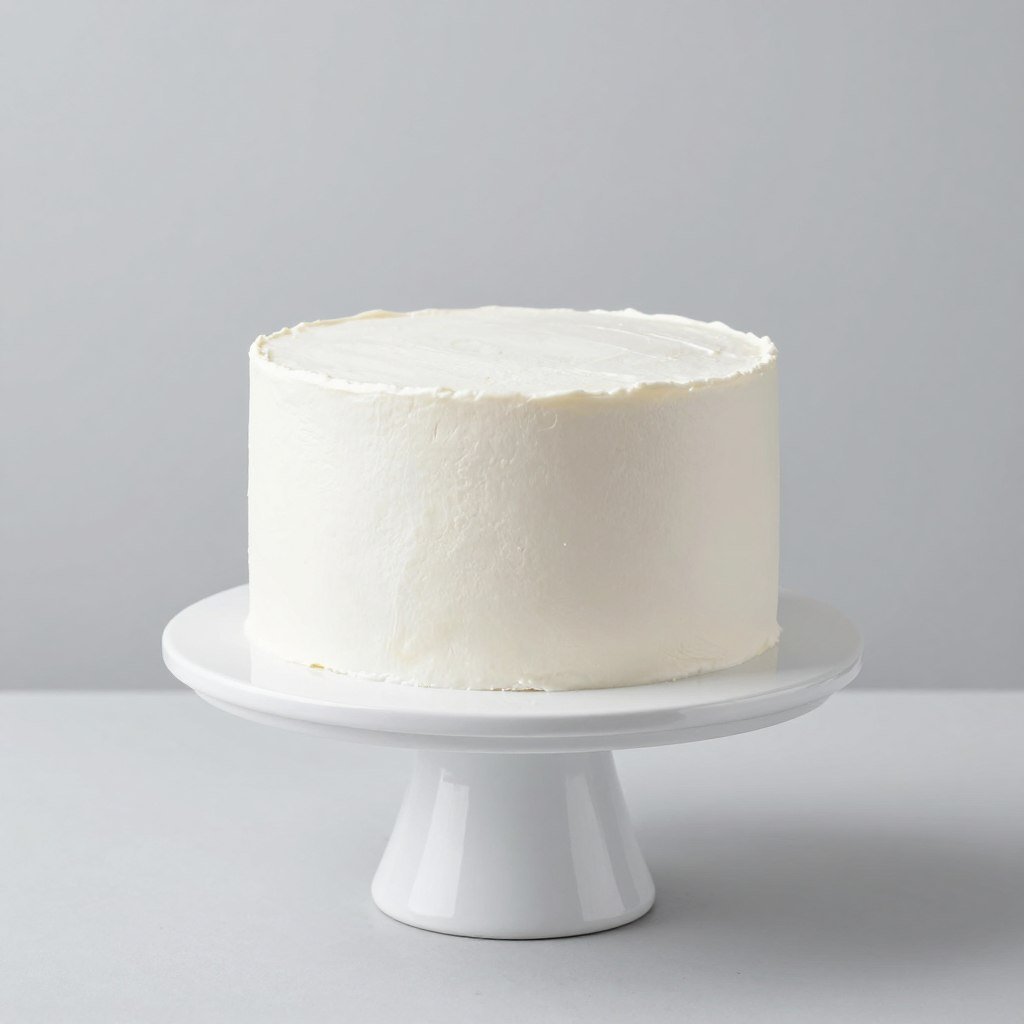 simple white cake stand showcasing minimalist coquette design cake simple white cake stand showcasing minimalist coquette design cake