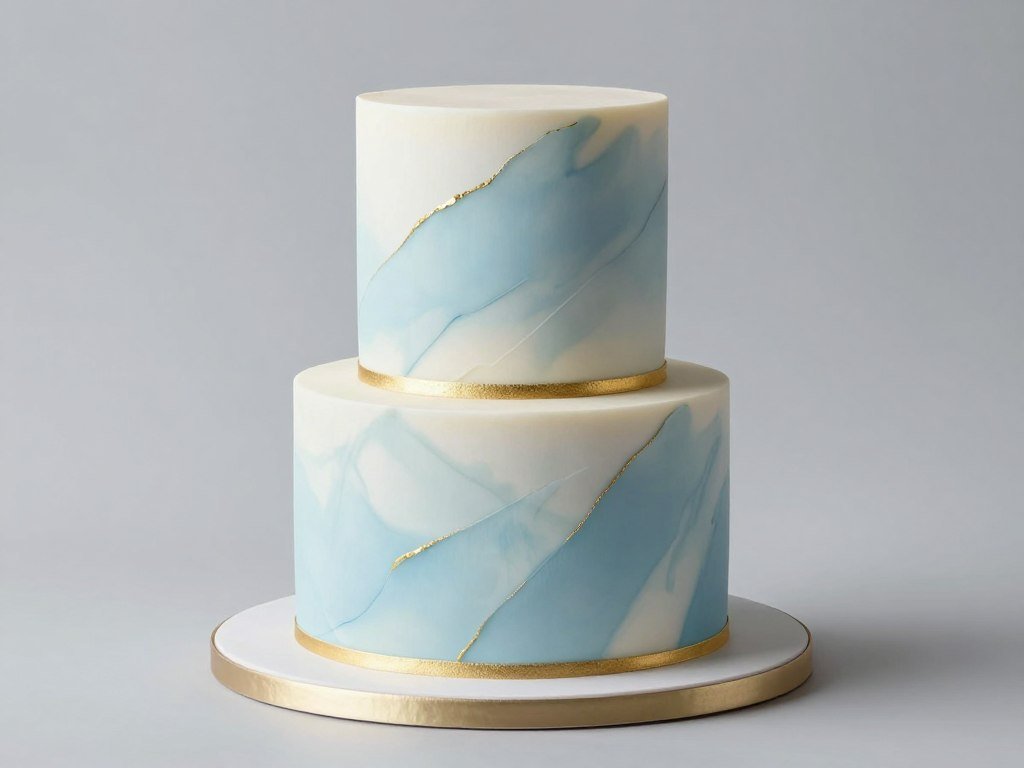 single tier blue marble cake modern aesthetic single tier blue marble cake modern aesthetic