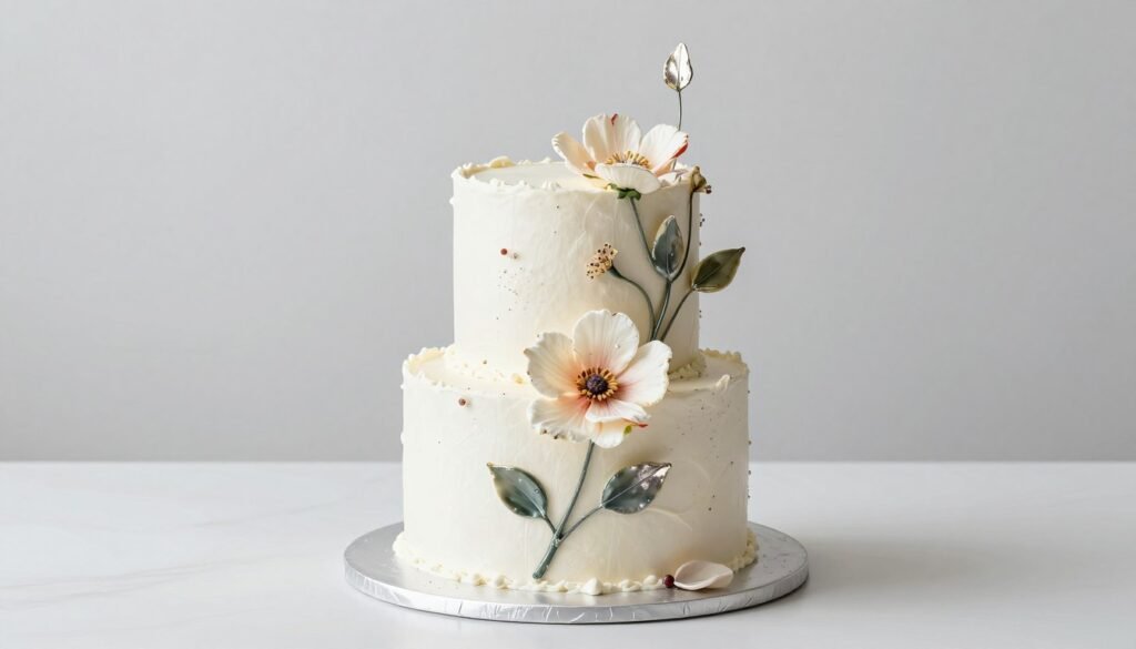 specialty flower birthday cake with unique design specialty flower birthday cake with unique design