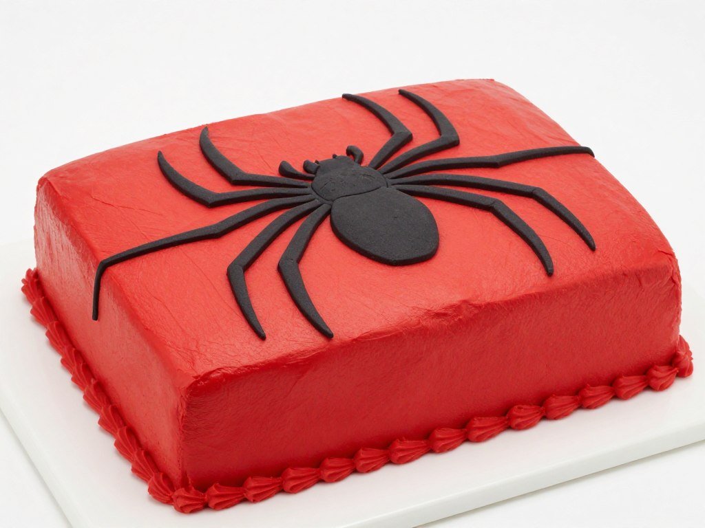 spiderman logo sheet cake with spider emblem centerpiece spiderman logo sheet cake with spider emblem centerpiece