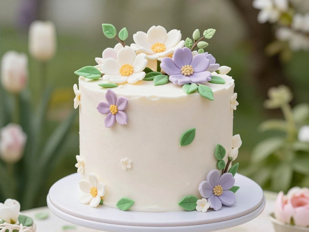 spring white coquette cake with sugar flowers and romantic seasonal elements spring white coquette cake with sugar flowers and romantic seasonal elements