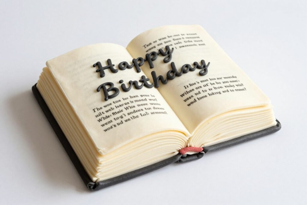 square cake decorated as book with edible pages square cake decorated as book with edible pages