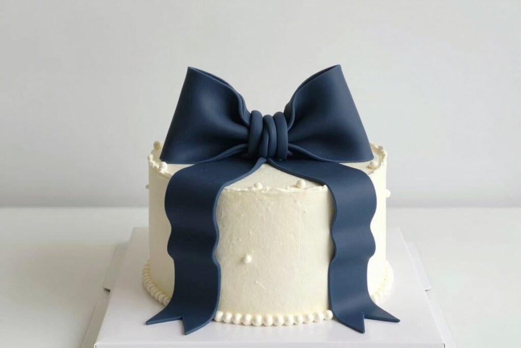 straight on cake photography angle