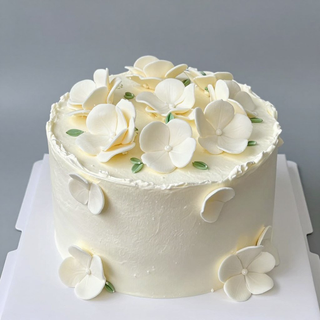 sugar flowers remaining perfect on birthday cake