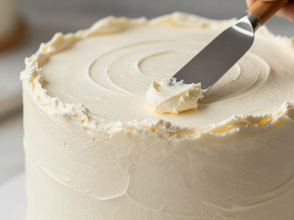 textured buttercream cake technique