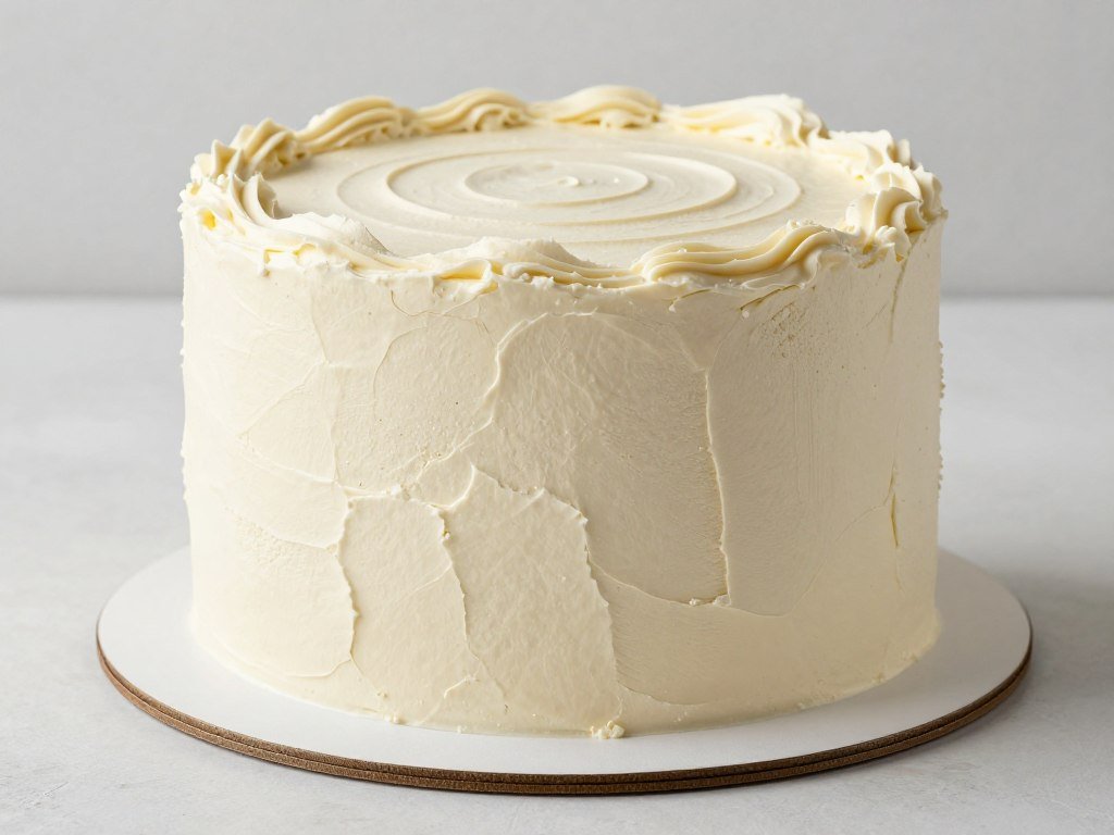 textured buttercream finish