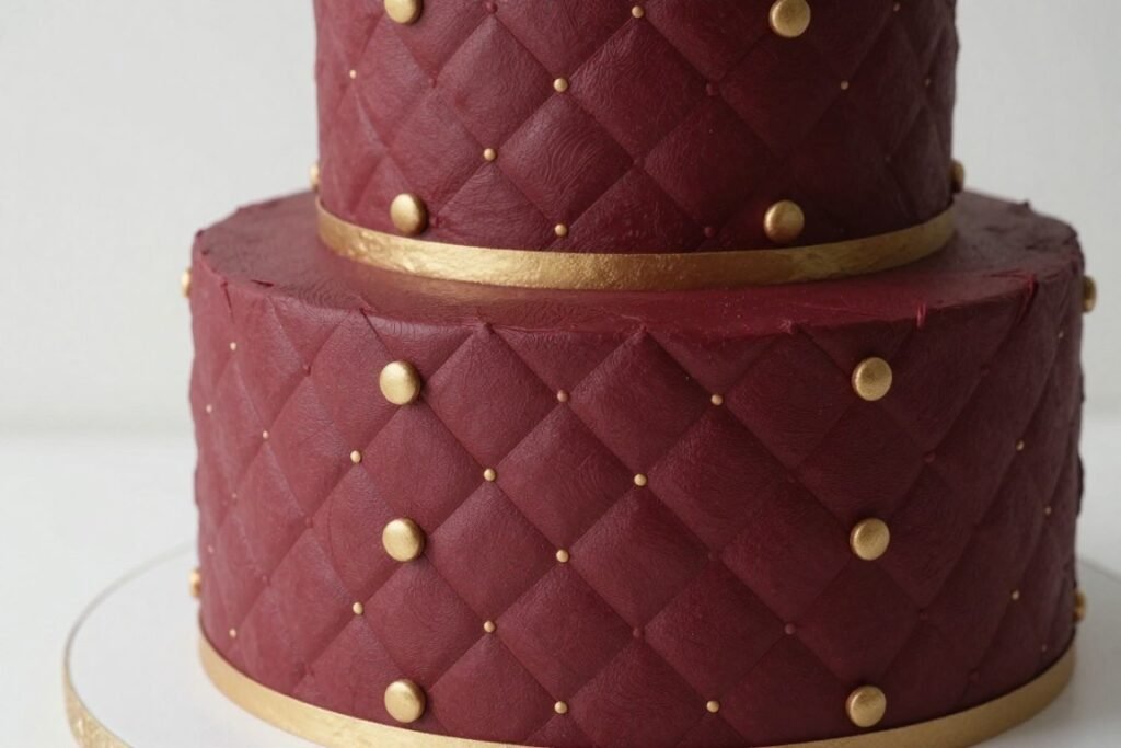 textured elegant birthday cake with quilted fondant pattern textured elegant birthday cake with quilted fondant pattern
