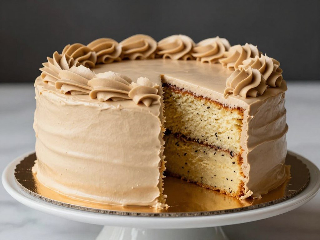 vanilla bean birthday cake with brown butter frosting vanilla bean birthday cake with brown butter frosting